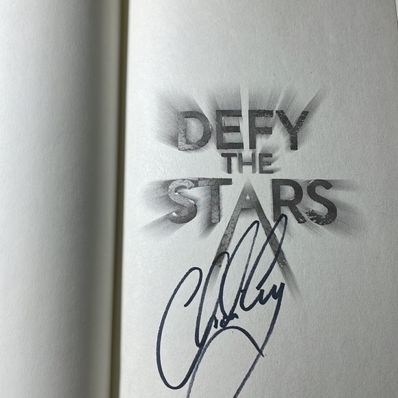 Defy the Stars: Defy the Stars by Claudia Gray (2017, Hardcover) signed - Picture 6 of 8